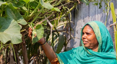 Malika Begum, participant in the Zurich Flood Resilience Programme. Photo: Gavin Douglas / Concern Worldwide