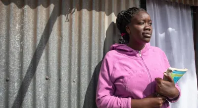Nancy Masaba recently finished secondary school in Nairobi, Kenya, and now plans to go to university. 