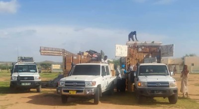 Concern Worldwide delivered and distributed two trucks of essential items funded by Irish Aid to over 300 families in West Darfur, which has been devastated by conflict.