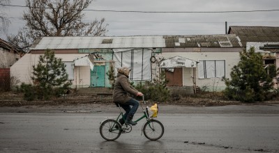 Hontarivka village, Kharkiv Oblast. (Photo: Simona Supino / Concern Worldwide)