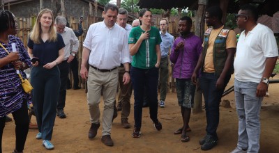 Concern Worldwide warmly welcomes Irish Minister of State with responsibility for International Development and Diaspora, Neale Richmond to see their essential work improving the nutritional health of children under five in Liberia today (Friday). 