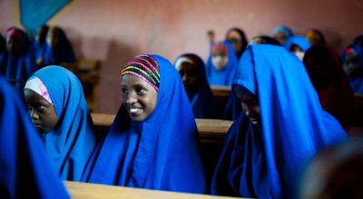Faduma Hussein at school. Photo: Concern Worldwide. 