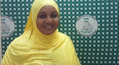 Aida received support from her mother and husband.