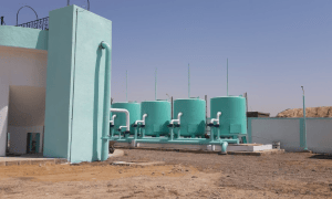 A rehabilitated water station in Syria, 2019