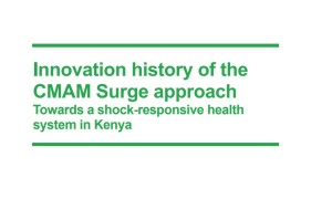Innovation history of the CMAM Surge Approach