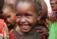Jillo Arere smiling in her home of Marsabit, Kenya