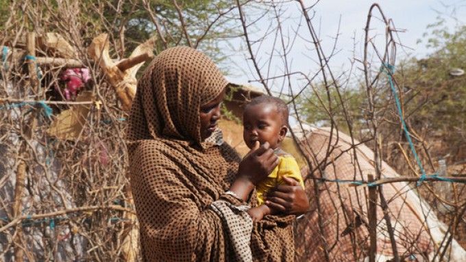 Halima and her daughter Salma